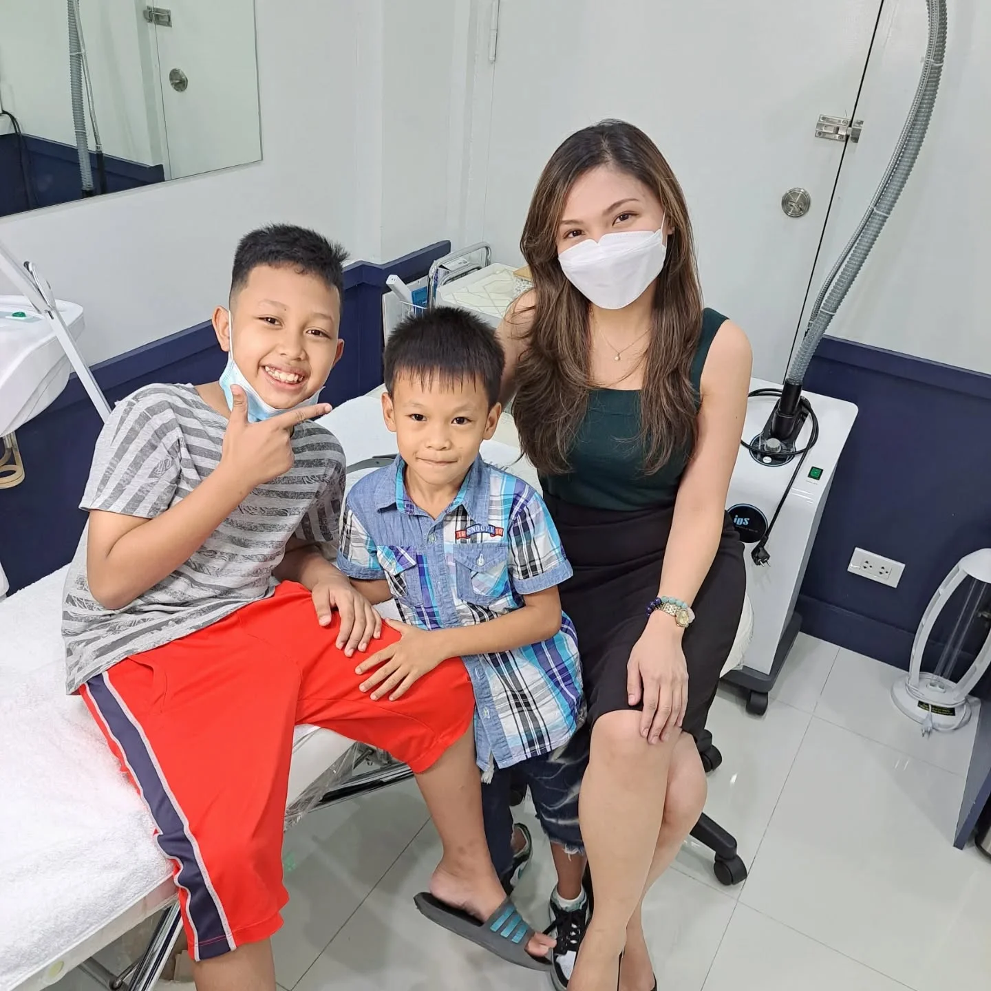 A patient visit at the Valencia Skin MD clinic on Visayas Avenue, Quezon City