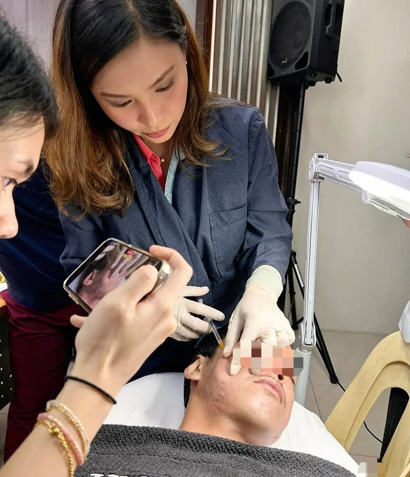 Doctor-led skin care in progress at Valencia Skin MD